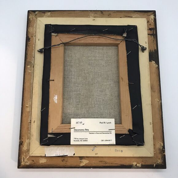 Vtg. Japanese Oriental Maiden Oil On Canvas Signed Painting Gold Framed Matted - Picture 10 of 15